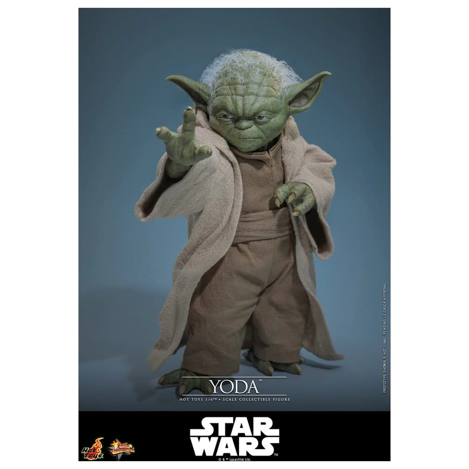 Star Wars: Revenge of the Sith Movie Masterpiece akčná figúrka 1/6 Yoda 14 cm produktová fotografia