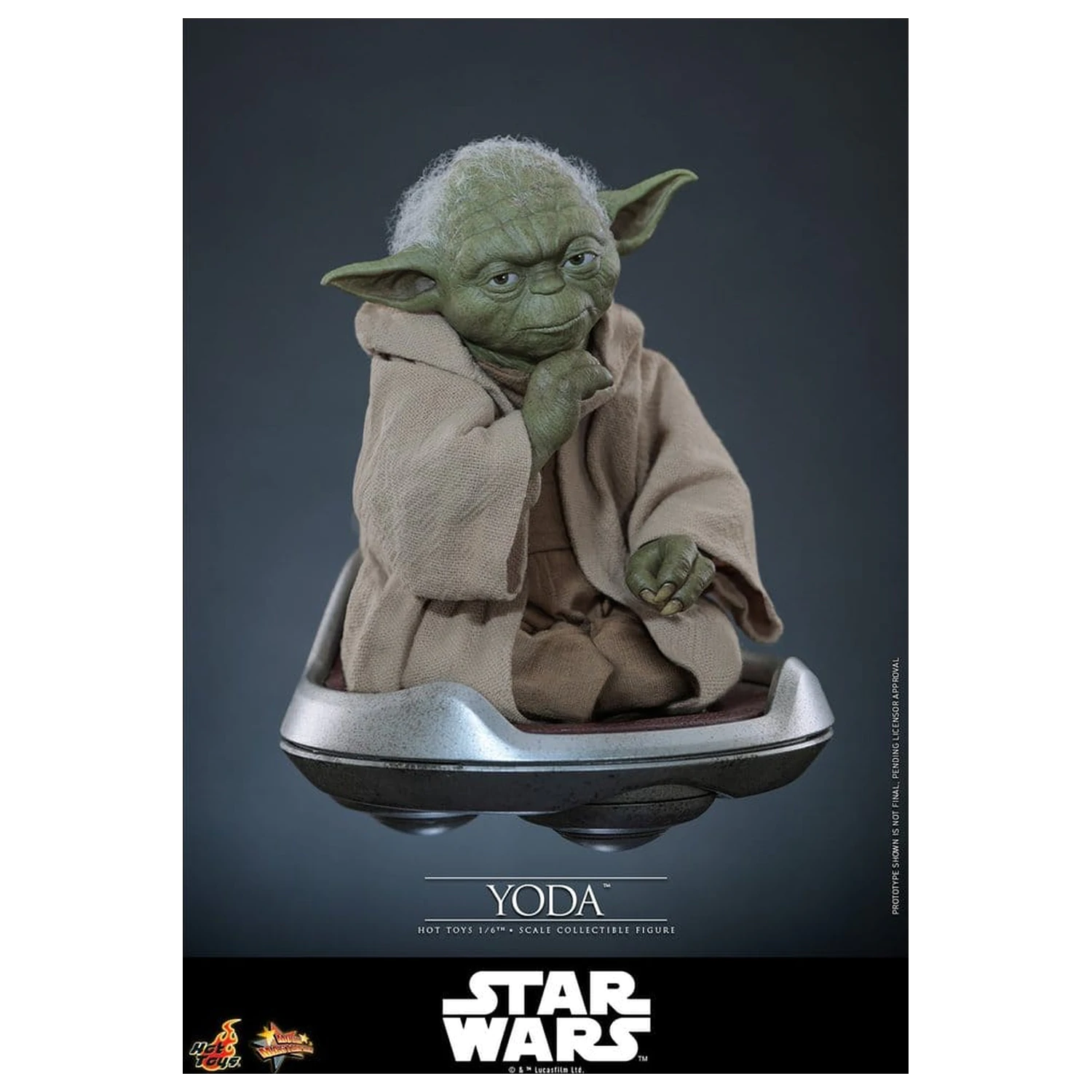 Star Wars: Revenge of the Sith Movie Masterpiece akčná figúrka 1/6 Yoda 14 cm produktová fotografia
