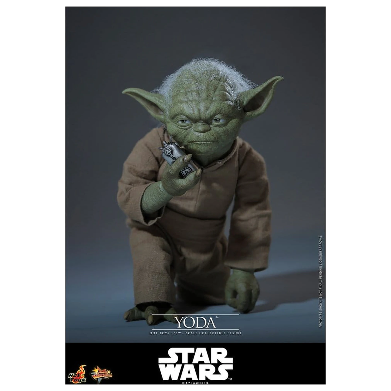 Star Wars: Revenge of the Sith Movie Masterpiece akčná figúrka 1/6 Yoda 14 cm produktová fotografia