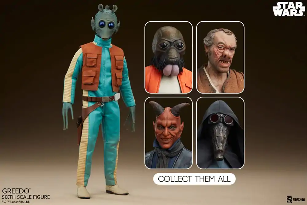 Star Wars Scum &amp; Villainy Action Figure 1/6 Greedo 30 cm termékfotó