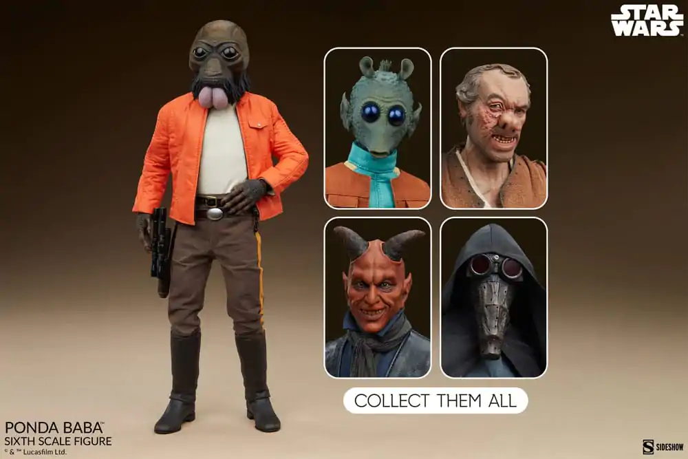 Star Wars Scum & Villainy Akčná figúrka 1/6 Ponda Baba 30 cm termékfotó