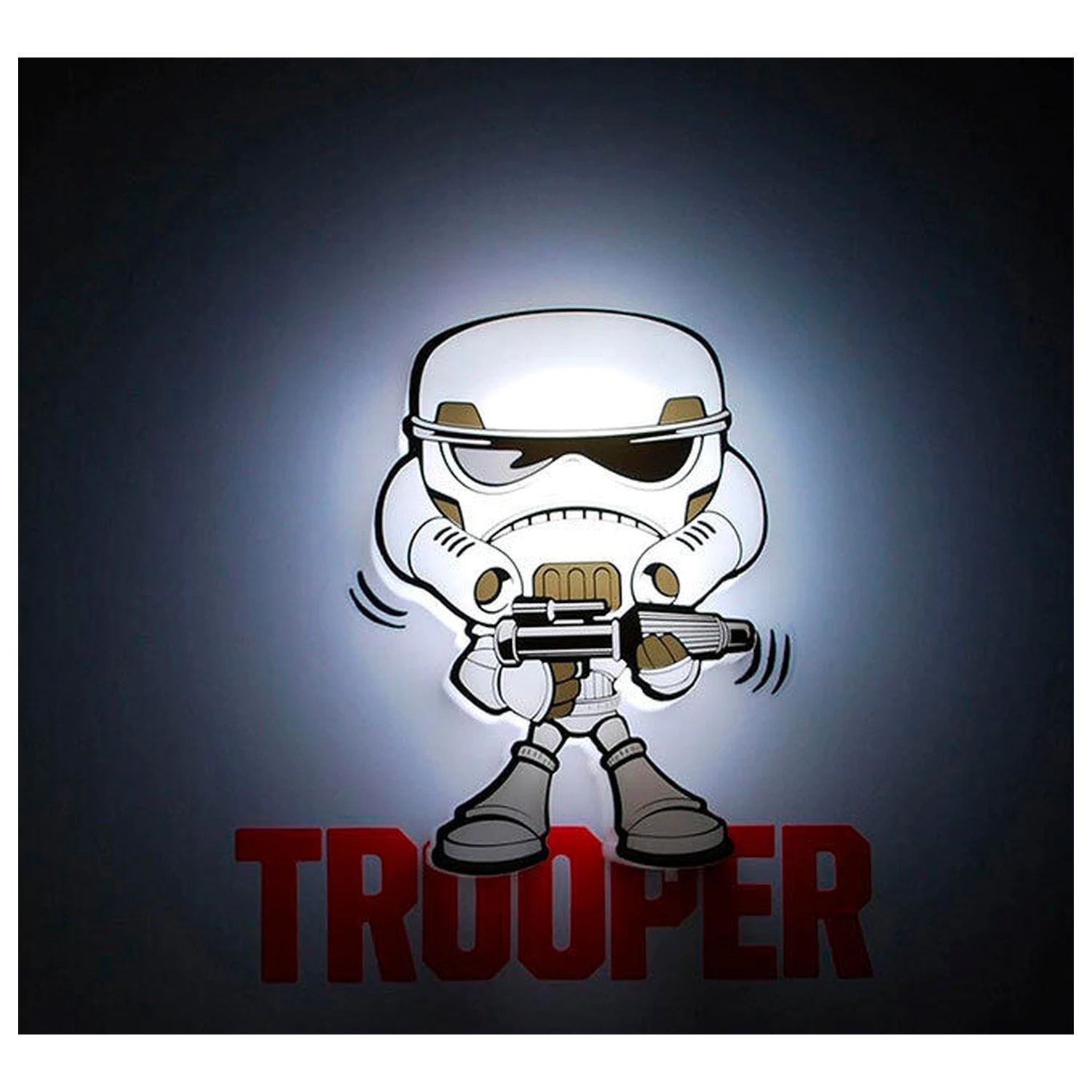 Star Wars Storm Trooper 3D Light FX mini lampa produktová fotografia