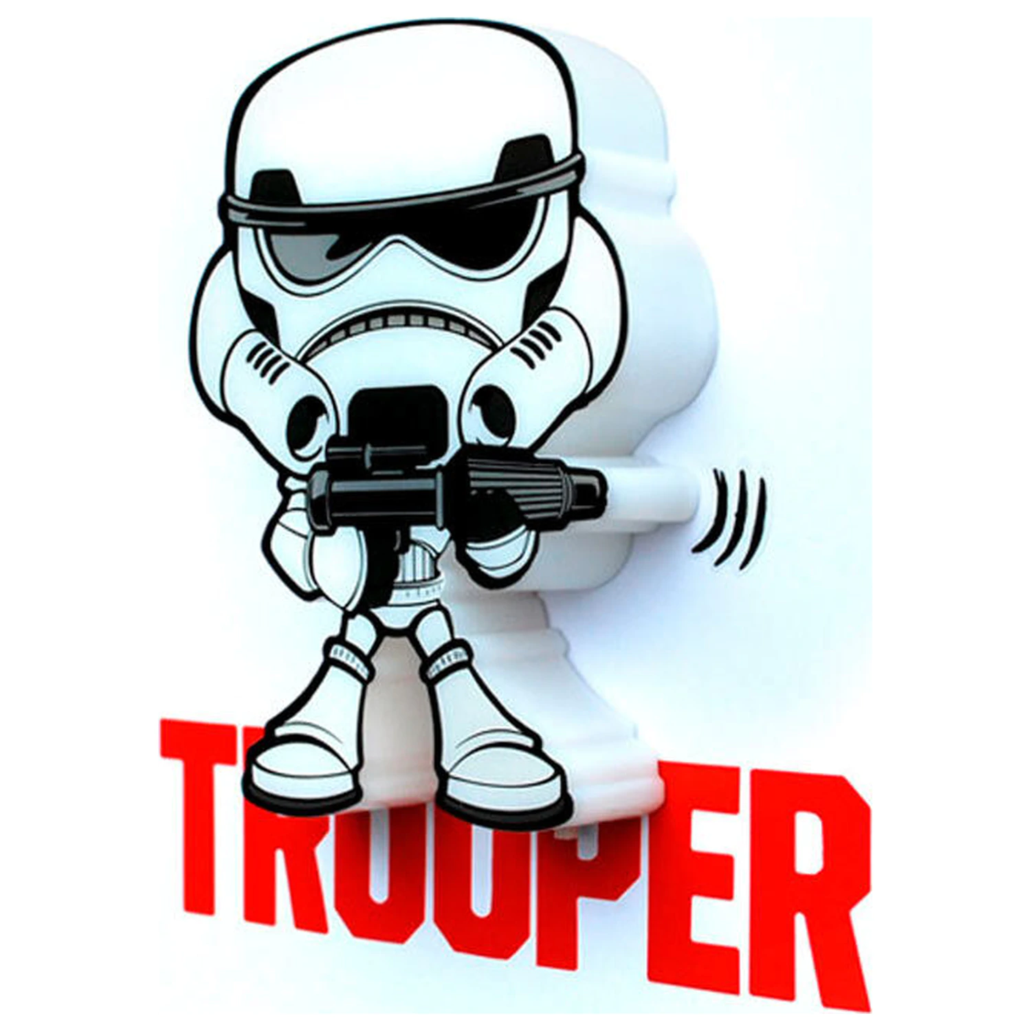 Star Wars Storm Trooper 3D Light FX mini lampa produktová fotografia