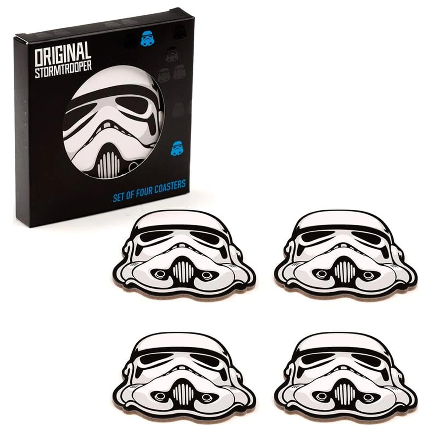 Star Wars Stormtrooper sada 4 podložiek pod poháre produktová fotografia