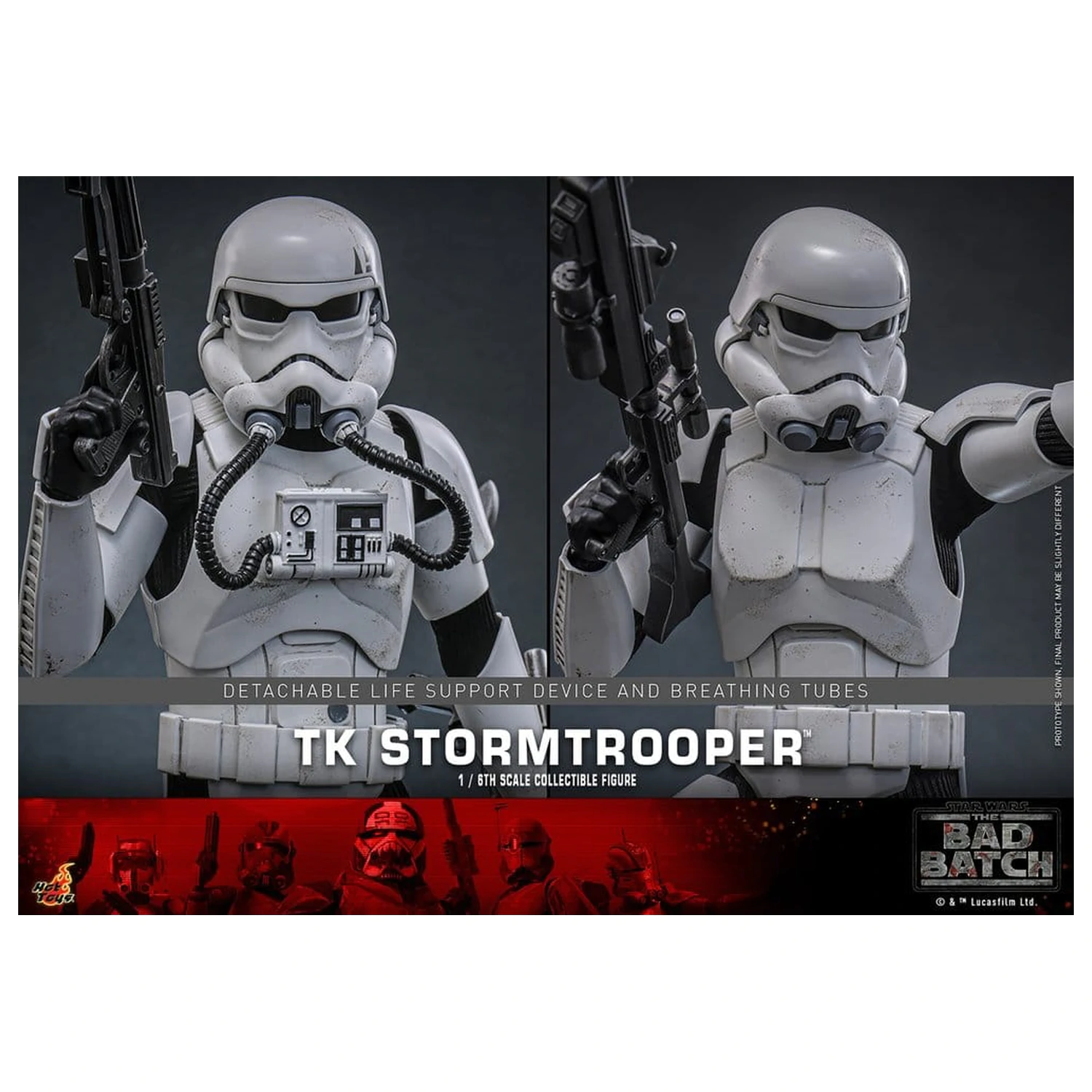 Star Wars: The Bad Batch akčná figúrka 1/6 TK Stormtrooper 30 cm produktová fotografia