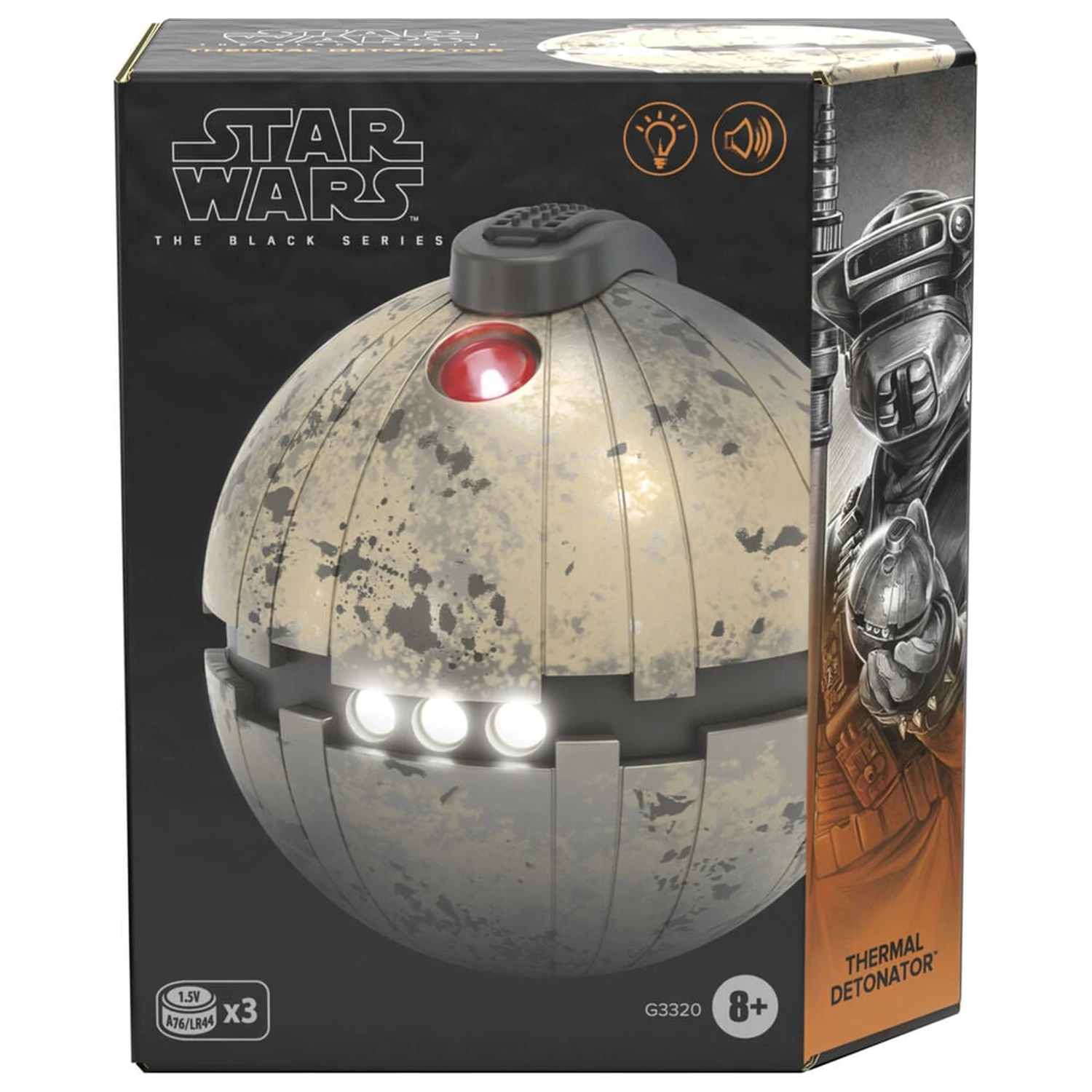 Star Wars The Black Series prémiový elektronický detonátor produktová fotografia