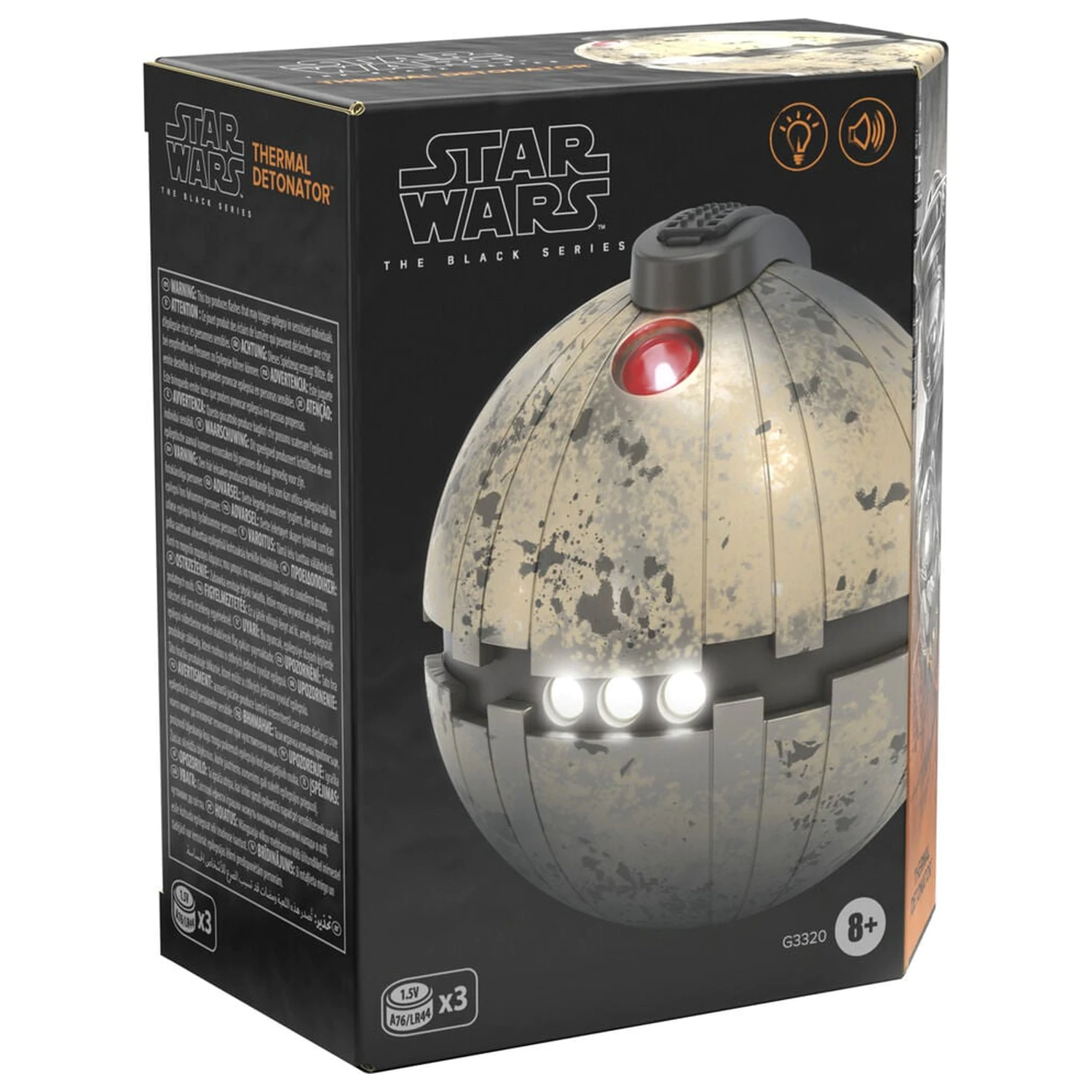 Star Wars The Black Series prémiový elektronický detonátor produktová fotografia