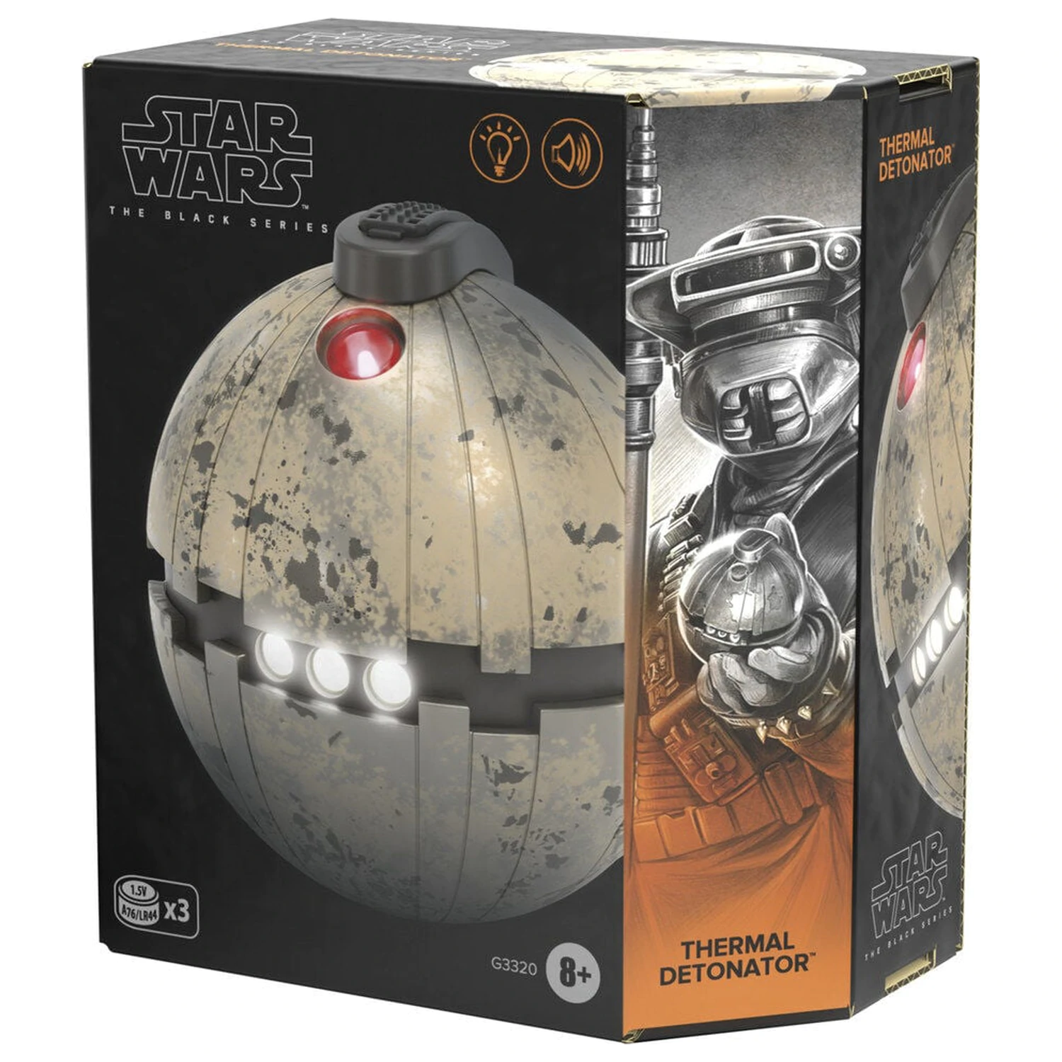 Star Wars The Black Series prémiový elektronický detonátor produktová fotografia