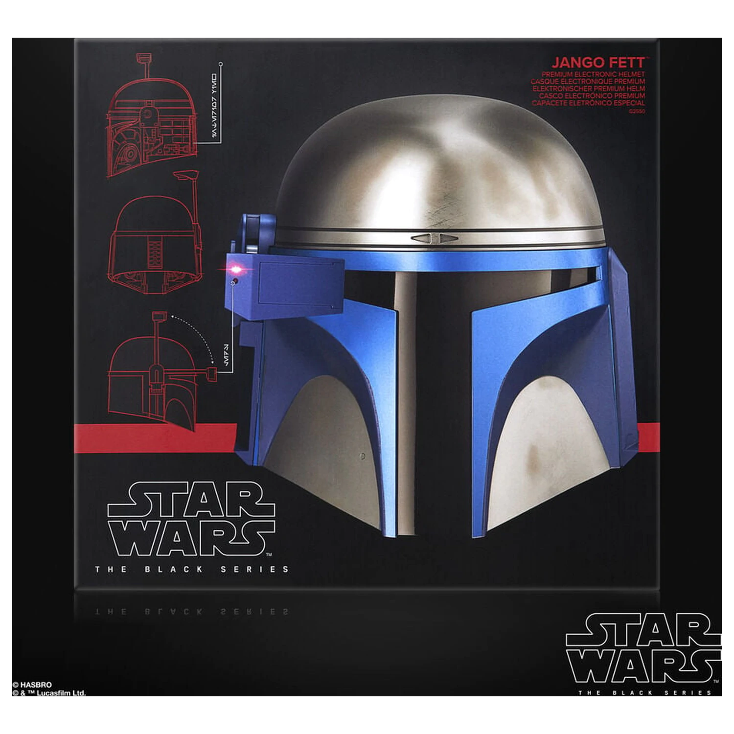 Star Wars The Black Series prémiová elektronická helma produktová fotografia