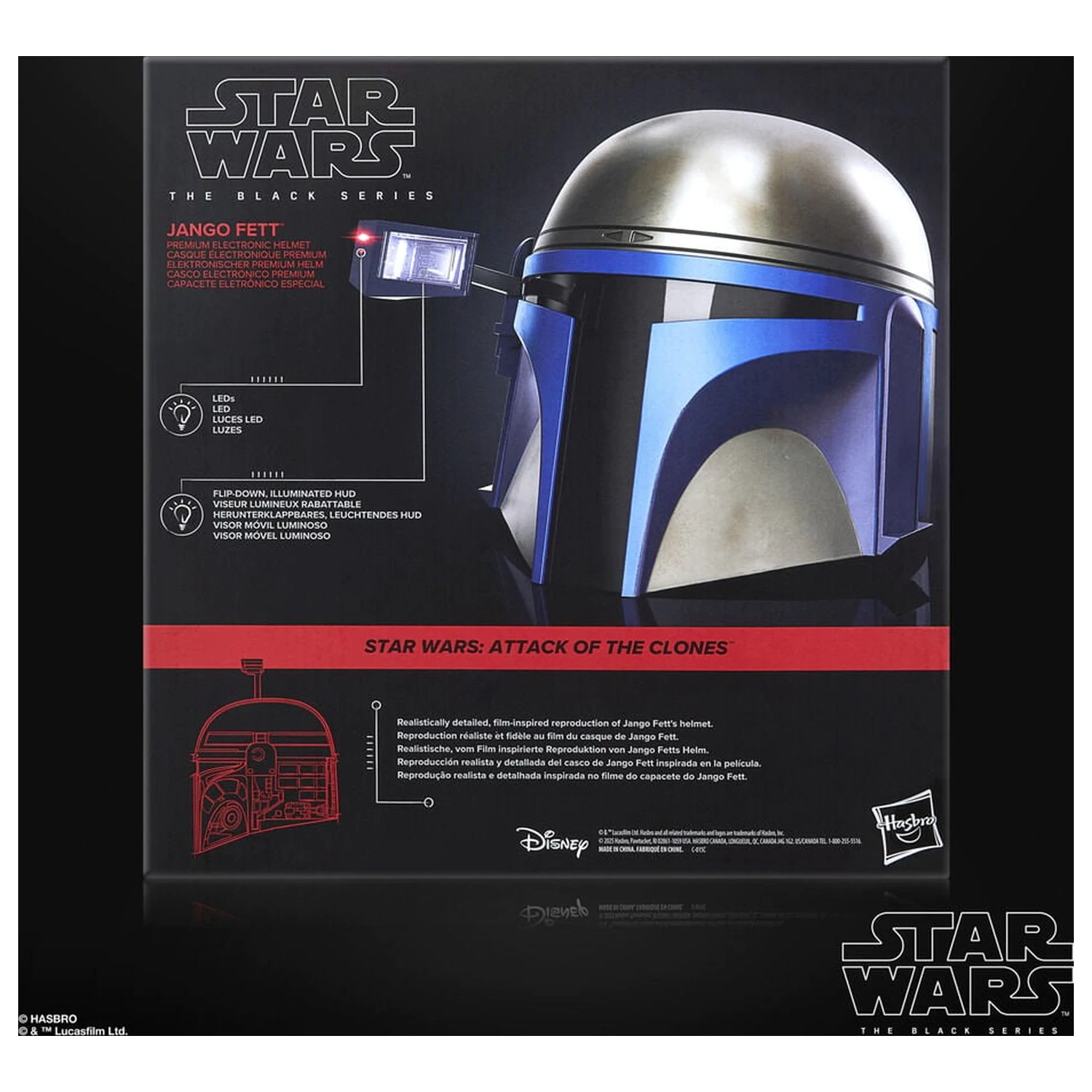 Star Wars The Black Series prémiová elektronická helma produktová fotografia