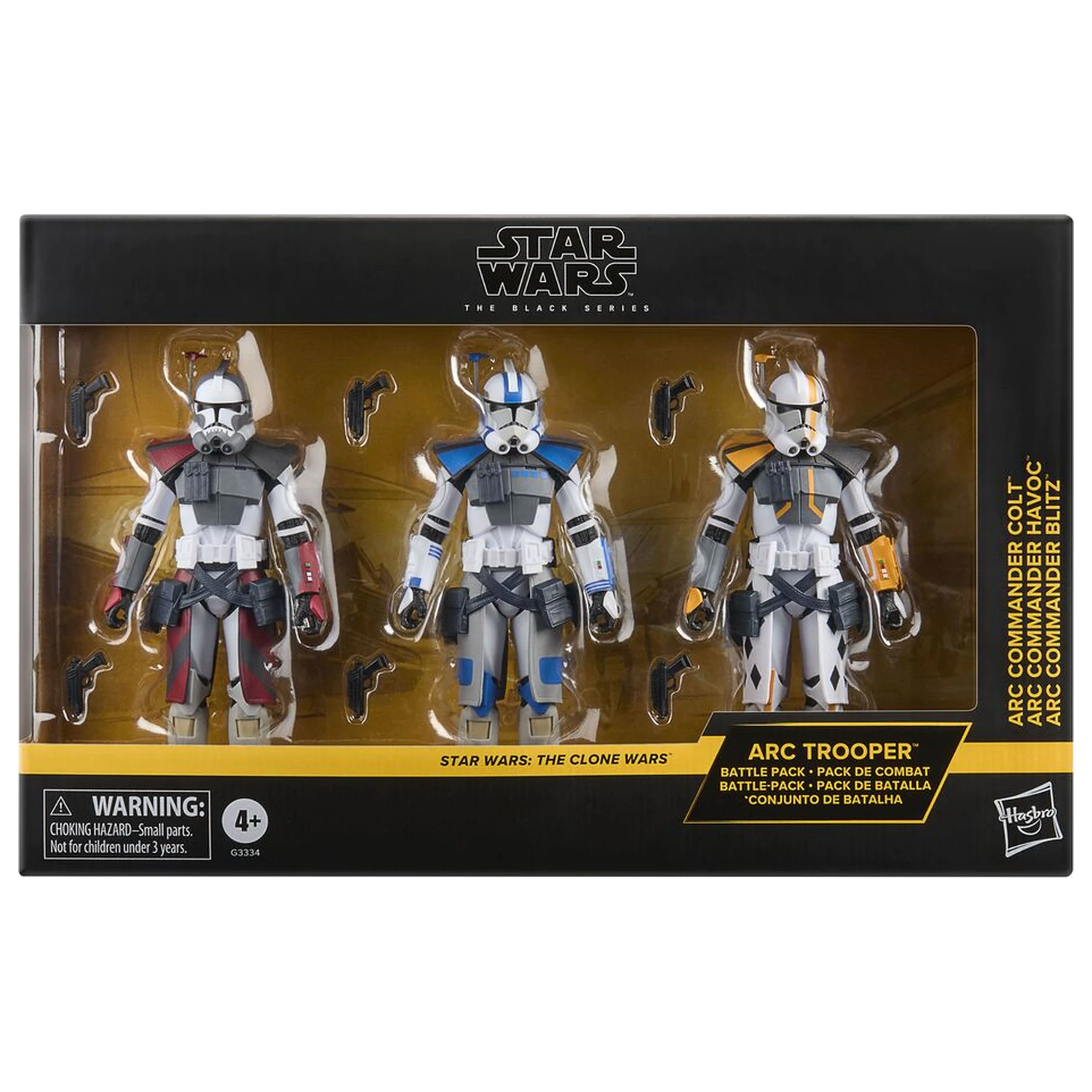 Star Wars The Black Series Star Wars The Clone Wars sada 3 figúrok 15cm produktová fotografia