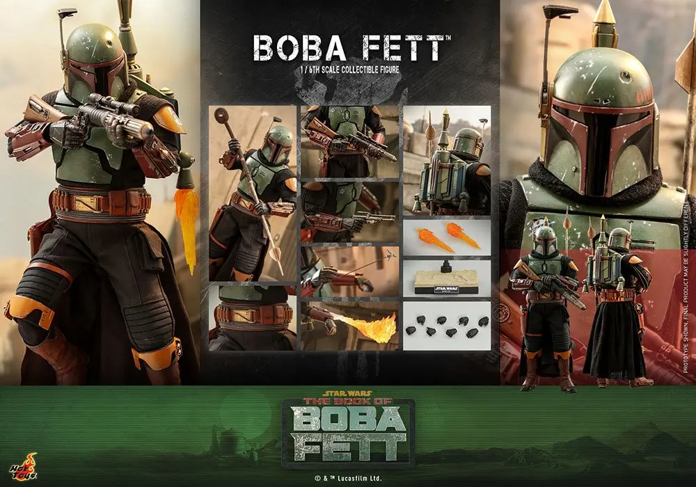 Star Wars: The Book of Boba Fett Action Figure 1/6 Boba Fett 30 cm produktová fotografia
