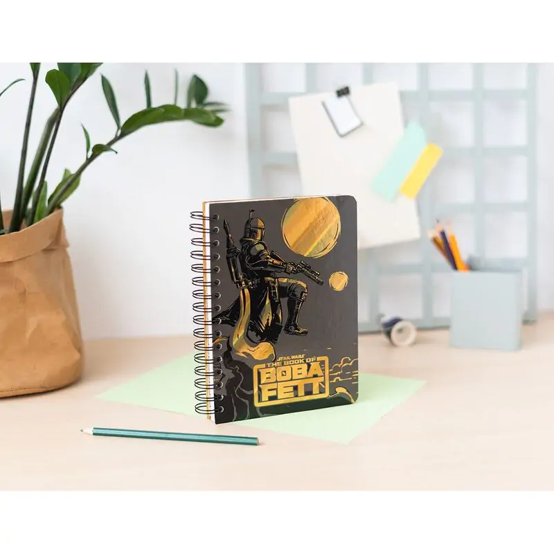 Star Wars The Book of Boba Fett A5 zápisník produktová fotografia