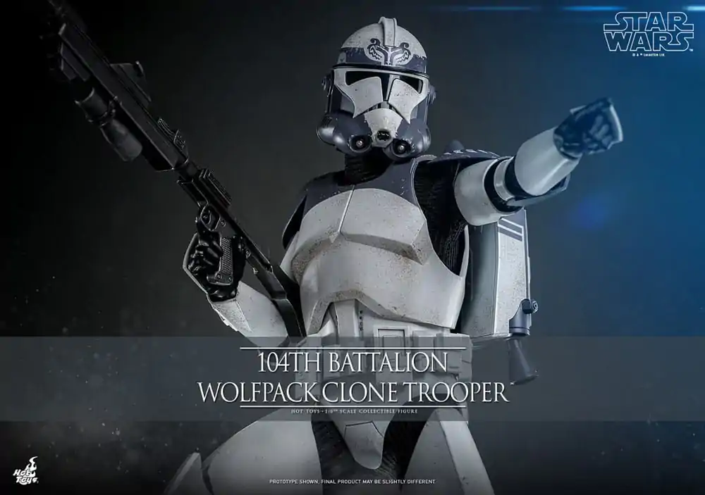 Star Wars The Clone Wars akčná figúrka 1/6 104th Battalion Wolfpack Clone Trooper 30 cm produktová fotografia