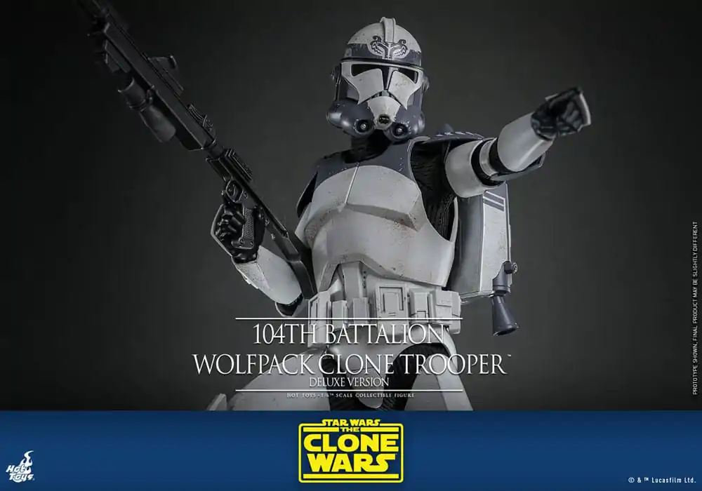 Star Wars The Clone Wars Akčná figúrka 1/6 104th Battalion Wolfpack Clone Trooper Deluxe Version 30 cm produktová fotografia