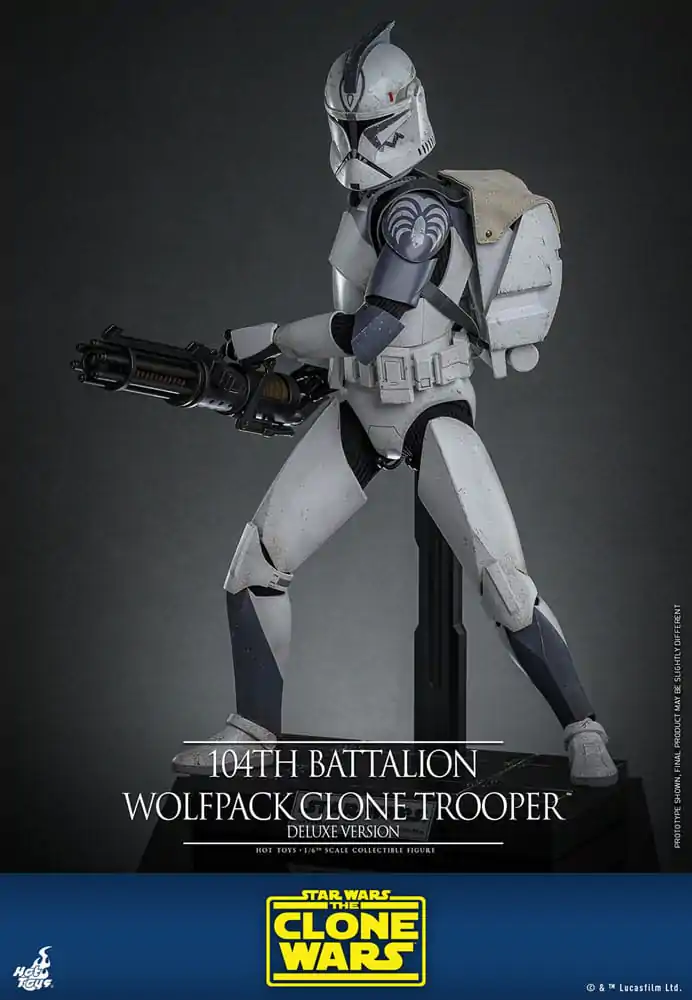 Star Wars The Clone Wars Akčná figúrka 1/6 104th Battalion Wolfpack Clone Trooper Deluxe Version 30 cm produktová fotografia