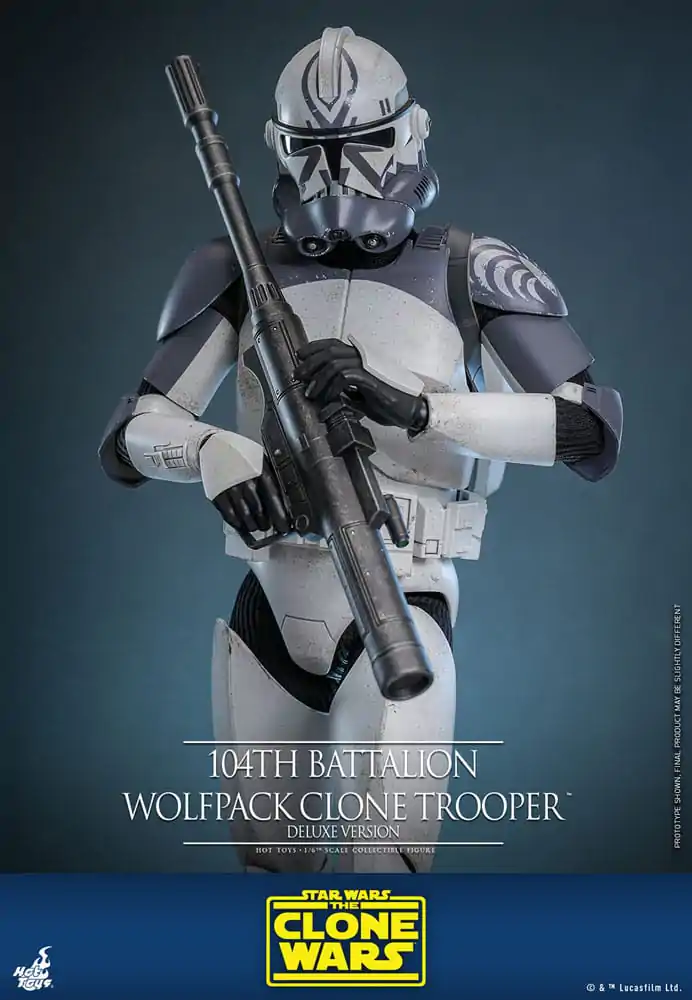 Star Wars The Clone Wars Akčná figúrka 1/6 104th Battalion Wolfpack Clone Trooper Deluxe Version 30 cm produktová fotografia