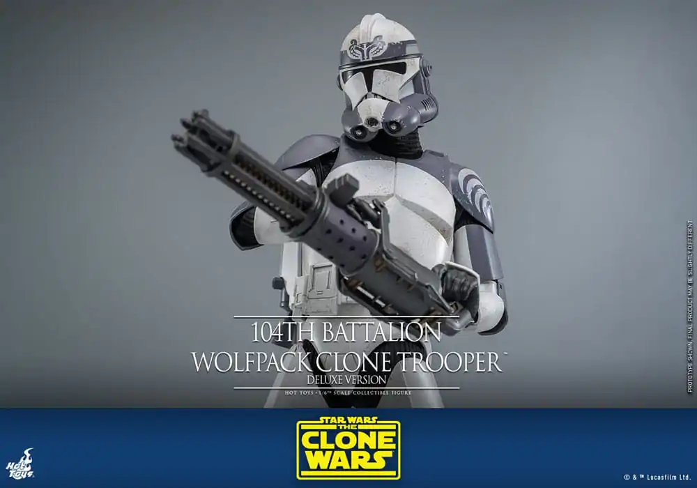 Star Wars The Clone Wars Akčná figúrka 1/6 104th Battalion Wolfpack Clone Trooper Deluxe Version 30 cm produktová fotografia