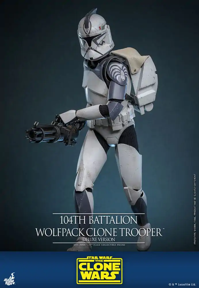 Star Wars The Clone Wars Akčná figúrka 1/6 104th Battalion Wolfpack Clone Trooper Deluxe Version 30 cm produktová fotografia