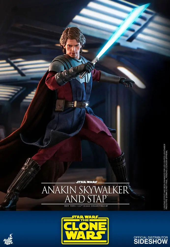 Star Wars The Clone Wars akčná figúrka 1/6 Anakin Skywalker & STAP 31 cm termékfotó