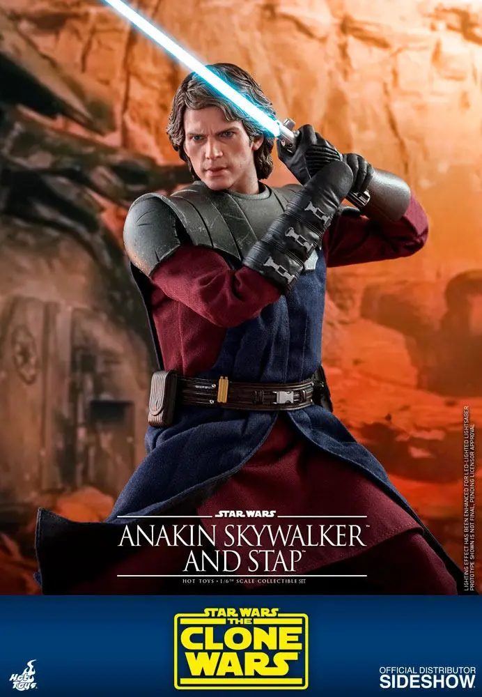 Star Wars The Clone Wars akčná figúrka 1/6 Anakin Skywalker & STAP 31 cm termékfotó