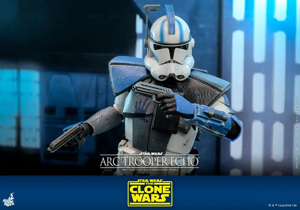 Star Wars: The Clone Wars Akčná figúrka 1/6 Arc Trooper Echo 30 cm termékfotó