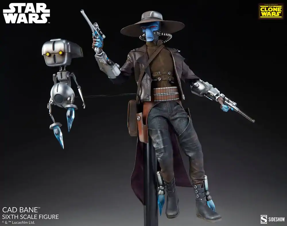 Star Wars The Clone Wars akčná figúrka 1/6 Cad Bane 32 cm produktová fotografia