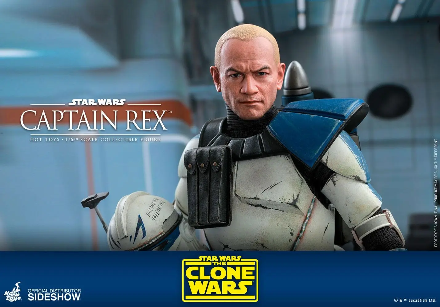 Star Wars The Clone Wars Action Figure 1/6 Captain Rex 30 cm termékfotó