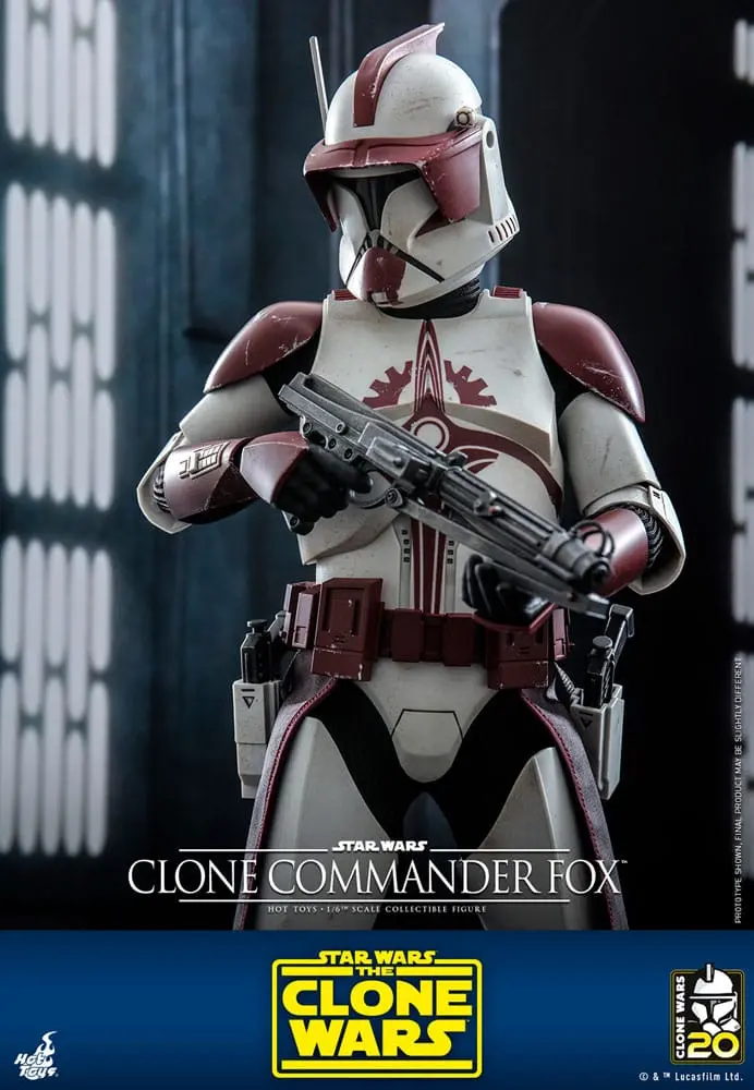 Star Wars: The Clone Wars Akčná figúrka 1/6 Clone Commander Fox 30 cm produktová fotografia