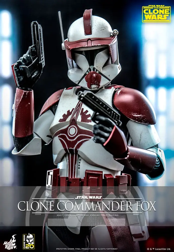Star Wars: The Clone Wars Akčná figúrka 1/6 Clone Commander Fox 30 cm produktová fotografia