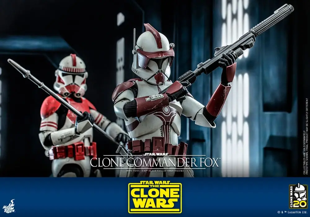 Star Wars: The Clone Wars Akčná figúrka 1/6 Clone Commander Fox 30 cm produktová fotografia