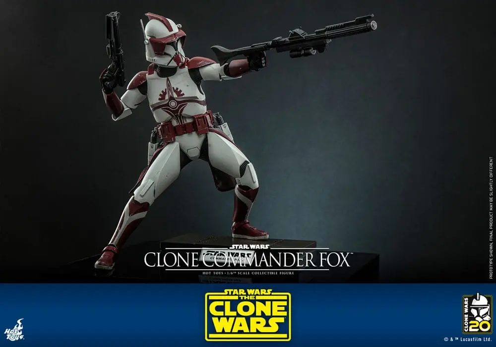 Star Wars: The Clone Wars Akčná figúrka 1/6 Clone Commander Fox 30 cm produktová fotografia