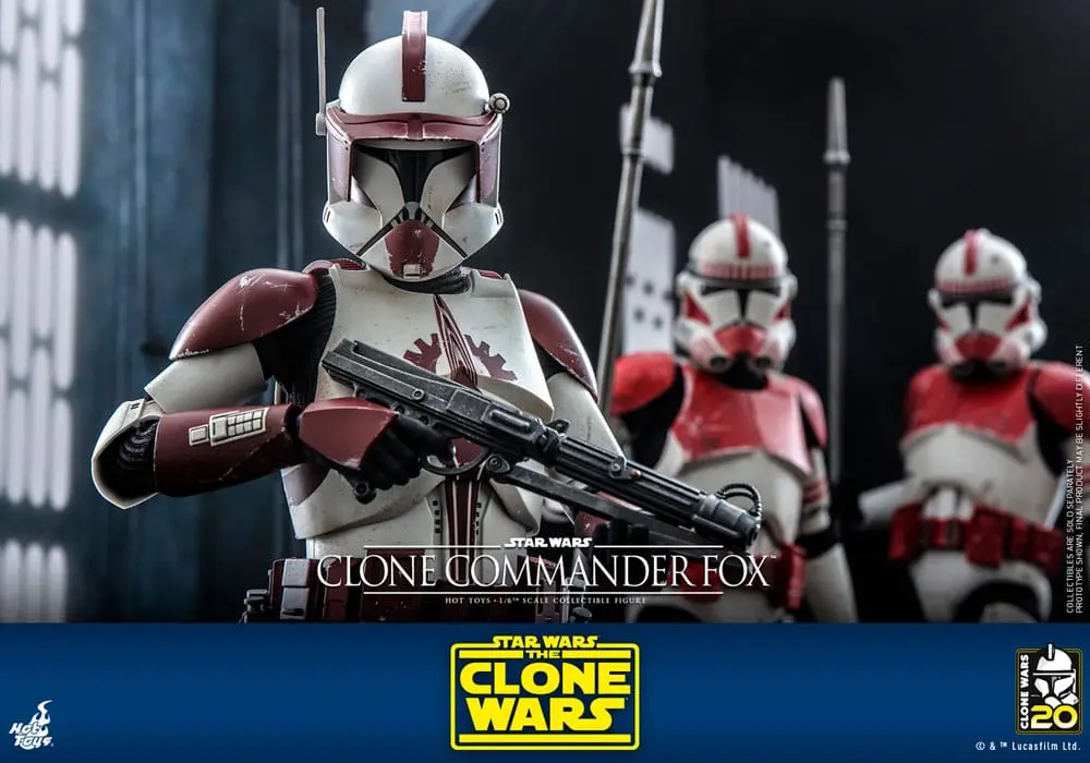 Star Wars: The Clone Wars Akčná figúrka 1/6 Clone Commander Fox 30 cm produktová fotografia