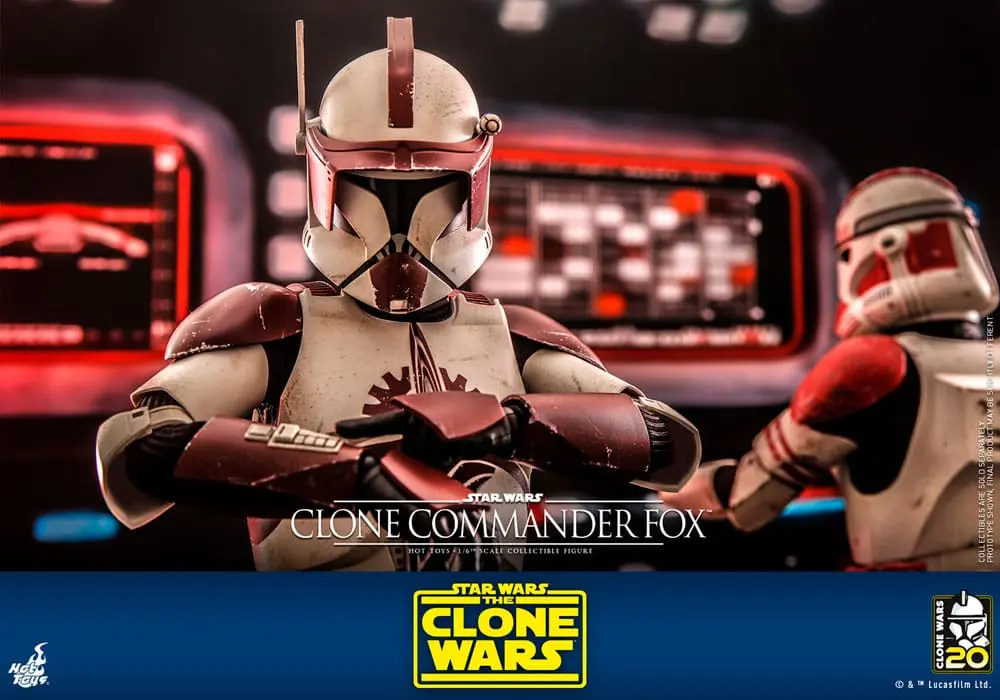 Star Wars: The Clone Wars Akčná figúrka 1/6 Clone Commander Fox 30 cm produktová fotografia