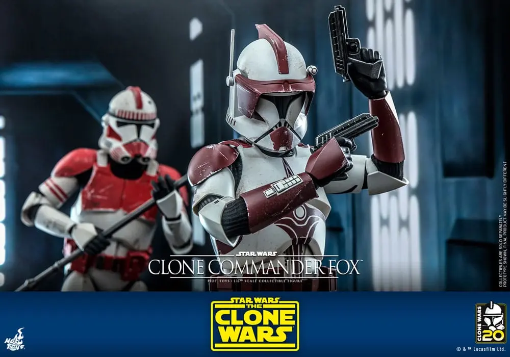 Star Wars: The Clone Wars Akčná figúrka 1/6 Clone Commander Fox 30 cm produktová fotografia