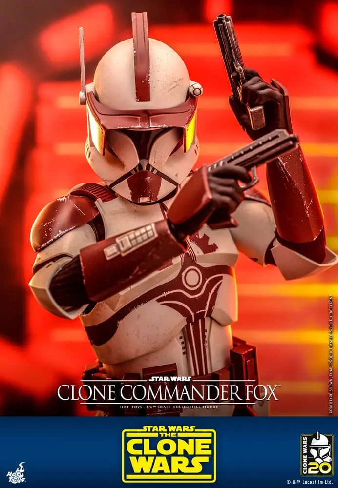 Star Wars: The Clone Wars Akčná figúrka 1/6 Clone Commander Fox 30 cm produktová fotografia