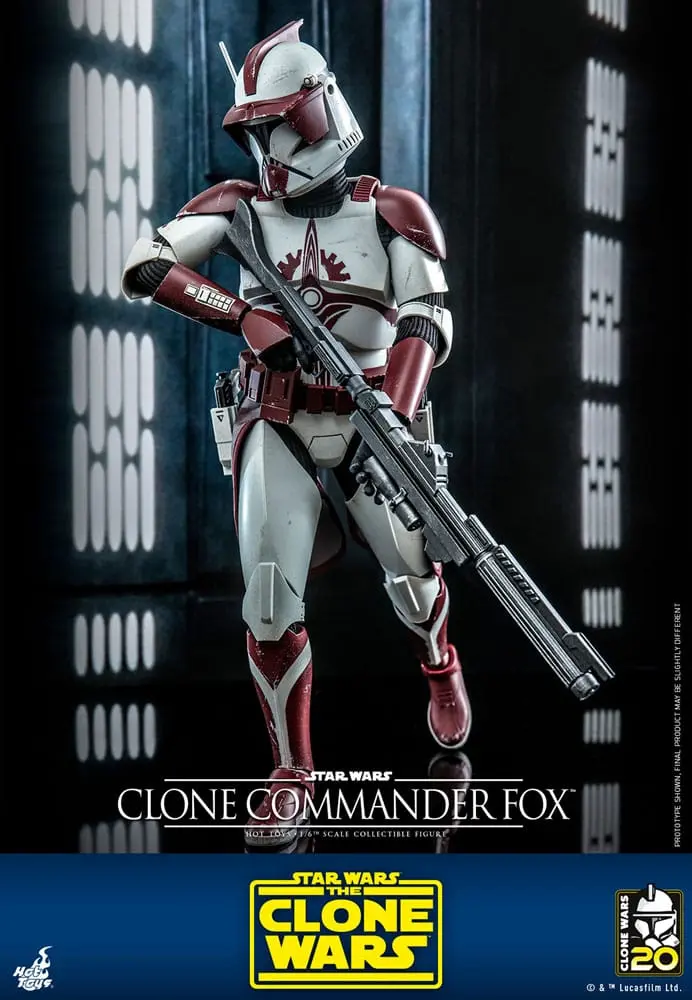 Star Wars: The Clone Wars Akčná figúrka 1/6 Clone Commander Fox 30 cm produktová fotografia