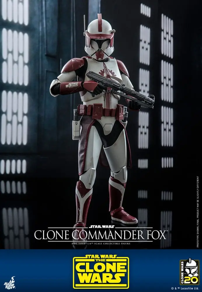 Star Wars: The Clone Wars Akčná figúrka 1/6 Clone Commander Fox 30 cm produktová fotografia