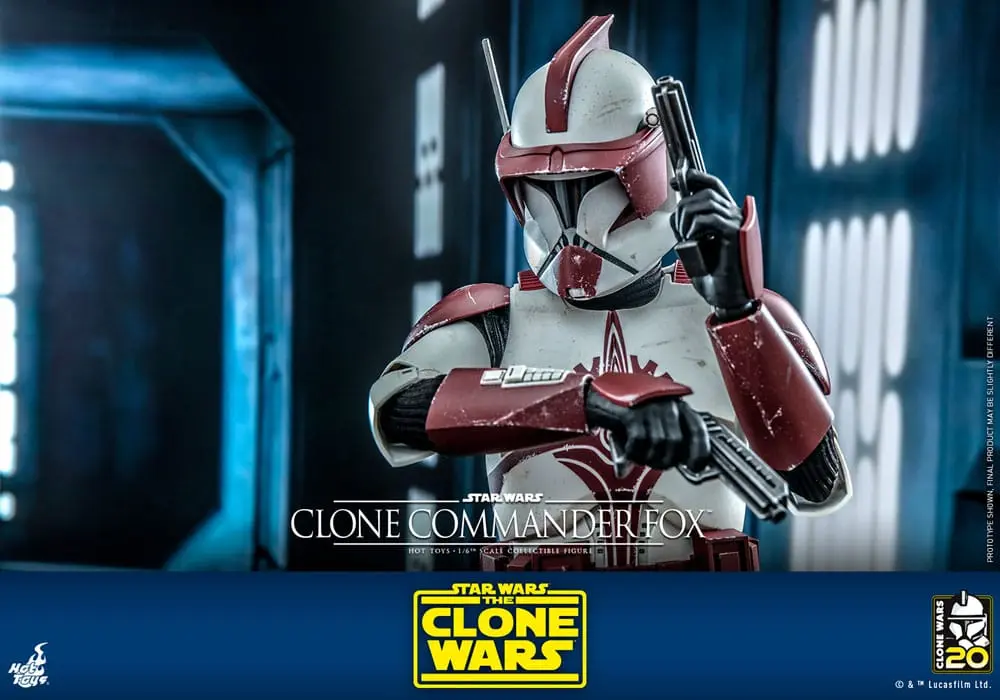 Star Wars: The Clone Wars Akčná figúrka 1/6 Clone Commander Fox 30 cm produktová fotografia