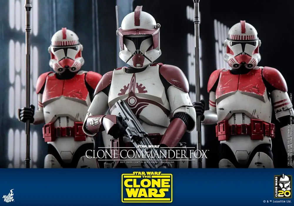 Star Wars: The Clone Wars Akčná figúrka 1/6 Clone Commander Fox 30 cm produktová fotografia