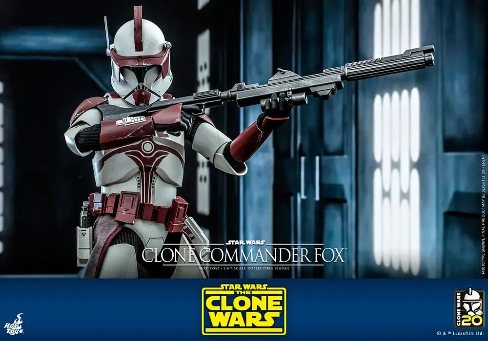 Star Wars: The Clone Wars Akčná figúrka 1/6 Clone Commander Fox 30 cm produktová fotografia
