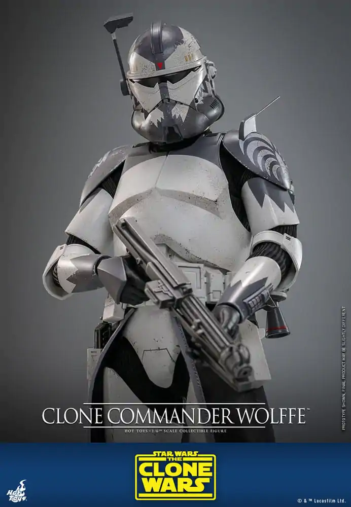 Star Wars: The Clone Wars Akčná figúrka 1/6 Clone Commander Wolffe 30 cm produktová fotografia