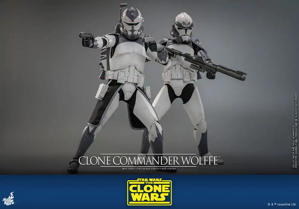 Star Wars: The Clone Wars Akčná figúrka 1/6 Clone Commander Wolffe 30 cm produktová fotografia