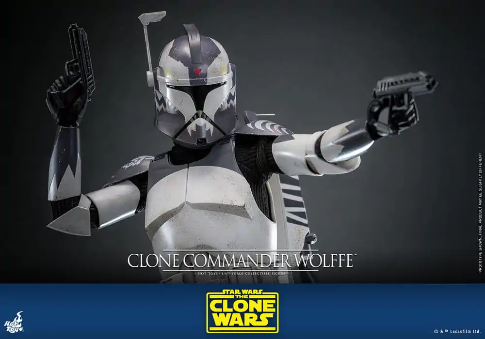 Star Wars: The Clone Wars Akčná figúrka 1/6 Clone Commander Wolffe 30 cm produktová fotografia