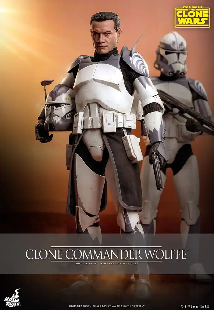 Star Wars: The Clone Wars Akčná figúrka 1/6 Clone Commander Wolffe 30 cm produktová fotografia