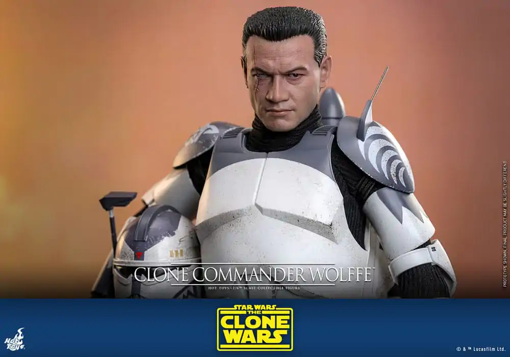 Star Wars: The Clone Wars Akčná figúrka 1/6 Clone Commander Wolffe 30 cm produktová fotografia