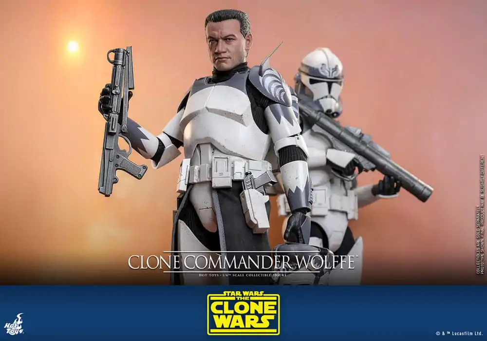 Star Wars: The Clone Wars Akčná figúrka 1/6 Clone Commander Wolffe 30 cm produktová fotografia