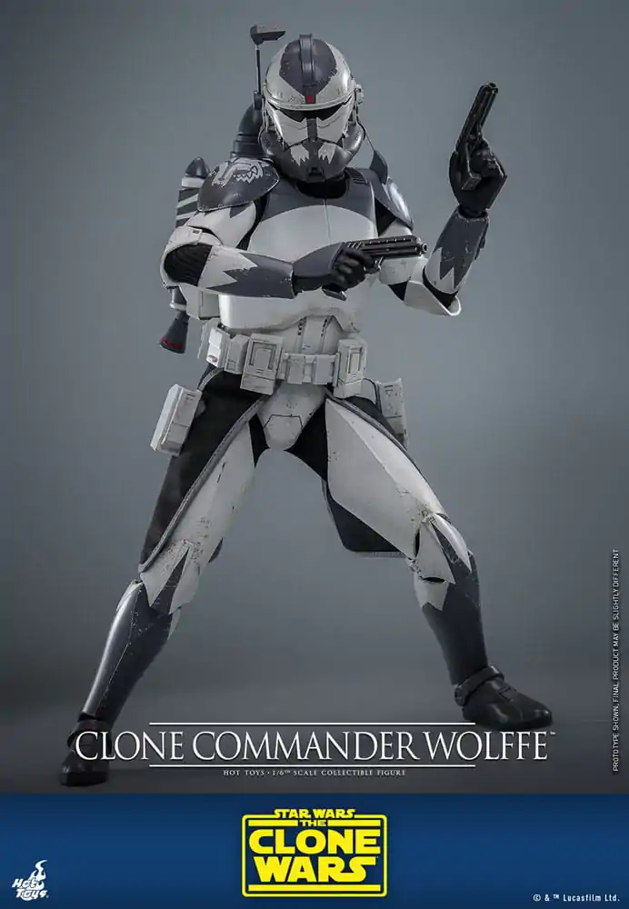 Star Wars: The Clone Wars Akčná figúrka 1/6 Clone Commander Wolffe 30 cm produktová fotografia