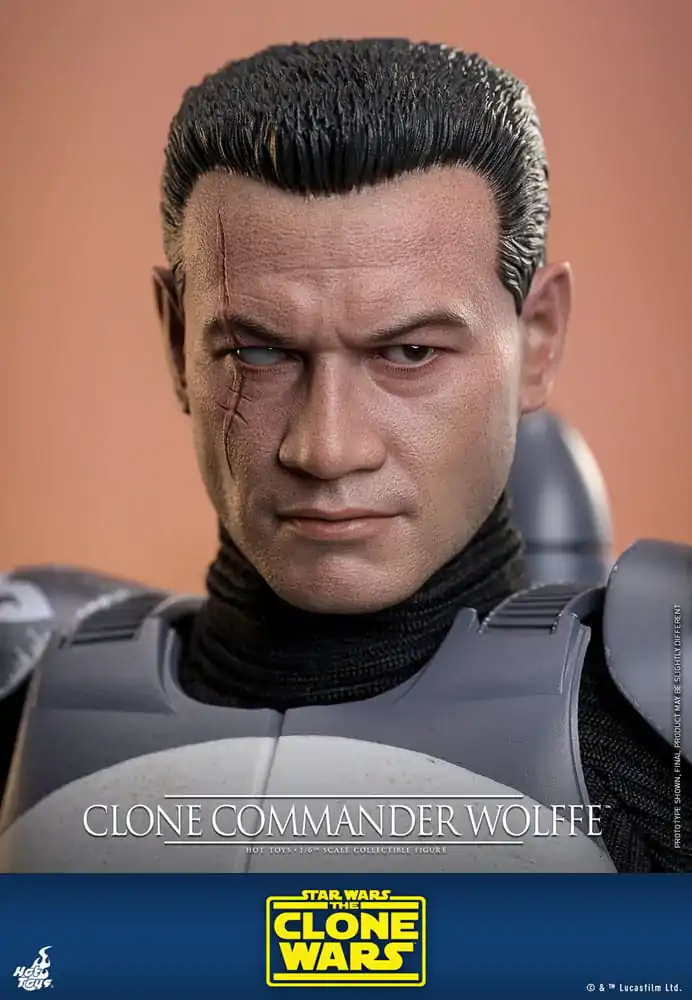 Star Wars: The Clone Wars Akčná figúrka 1/6 Clone Commander Wolffe 30 cm produktová fotografia