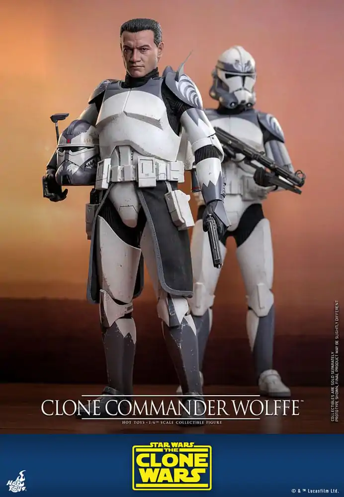 Star Wars: The Clone Wars Akčná figúrka 1/6 Clone Commander Wolffe 30 cm produktová fotografia